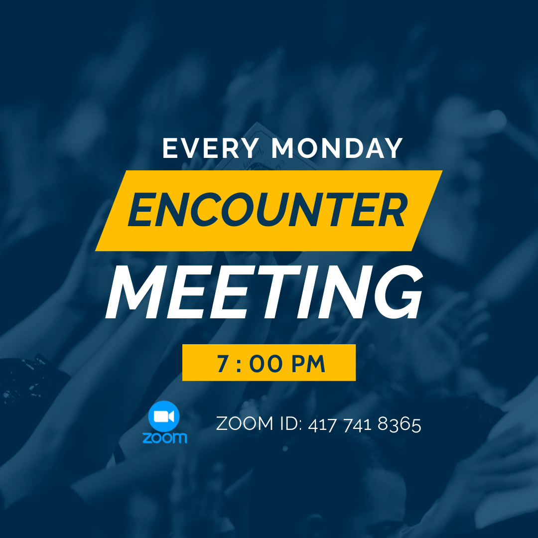 church sunday prayer meeting advertisement - Made with PosterMyWall
